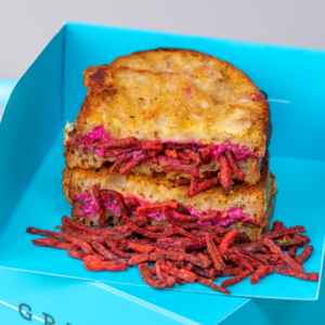 Drivu Beetroot Labneh Toastie