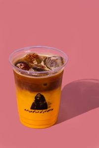 Drivu Iced Saffron Latte 