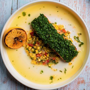 Drivu Spiced Pave Salmon