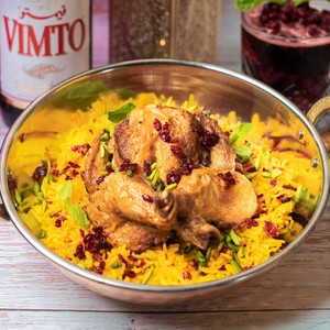Drivu Baby Chicken w/ Saffron Pilaf 