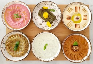 Drivu Oriental Mezzeh Platter 