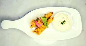 Drivu Crispy Shrimps with Ginger Mayo