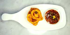 Drivu Breaded Calamari with Spicy Tomato Salsa