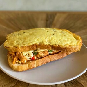 Chicken Cracker Sandwich  - CYKL Garage sharjah