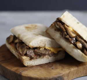 Drivu Beef Steak Mushroom Panini