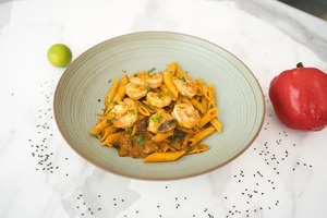 Shrimp Pasta  - GROW Healthy Food dubai