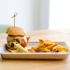 Drivu Nashville Chicken Burger
