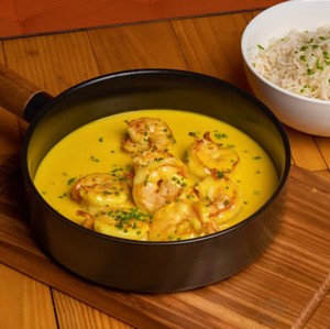 Drivu Saffron Prawns