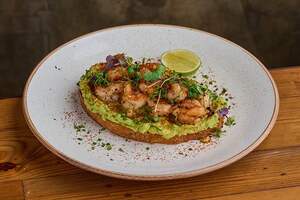 Drivu Prawns & Avocado Toast