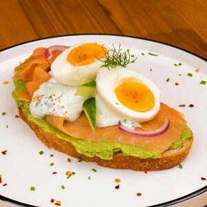 Drivu Norwegian Smoked Salmon Toast