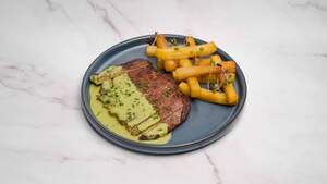 Ribeye Steak with Café de Paris Sauce - Home Bakery Kitchen dubai
