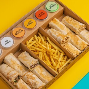 Drivu Arabic Chicken & Beef Shawarma Wraps (6) شاورما لحم و دجاج عربي