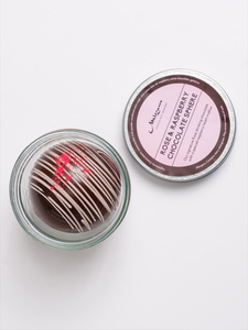 Drivu Rose & Raspberry Hot Chocolate Sphere