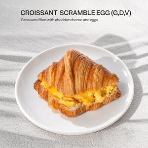 Classic Croissant Scramble Egg - La Petite Cafe al-ain
