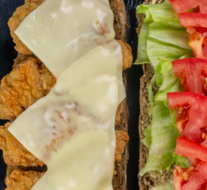 Drivu Fried Chicken Strips Multigrain Sandwich