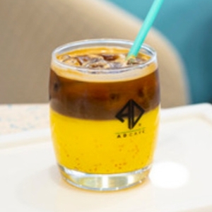 Drivu Iced Saffron Latte