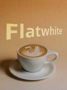 Flat White - AOM Cafe sharjah