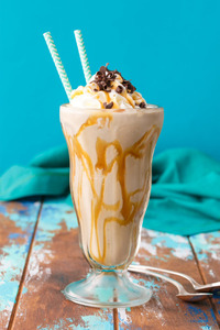 Drivu Coffee Caramel Milkshake