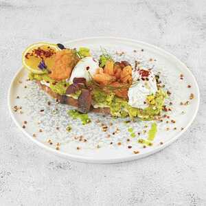 Drivu Double Smoked Salmon Toast