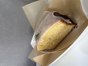 Drivu Lemon Rosemary Cake (slice)