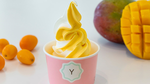 Drivu Mandarin, Mango & Vanilla Ice Cream