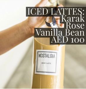 Drivu Rose Iced Latte (1 liter)