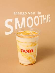 Mango Vanilla Smoothie - AOM Cafe sharjah