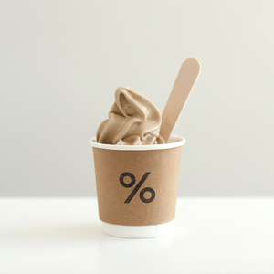 Drivu % Arabica Ice Cream 4oz (cup)