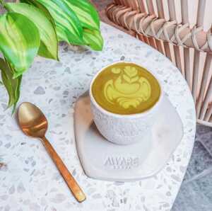 Drivu Hot Pistachio Latte