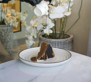 Drivu San Sebastian with Chocolate Cake