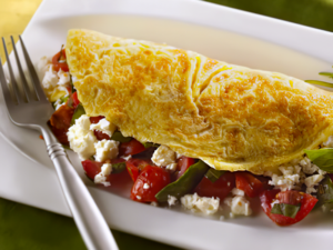 Drivu Spinach Feta Omelet