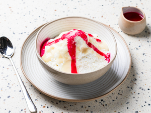 Drivu Rose Syrup Bingsu Ice Cream