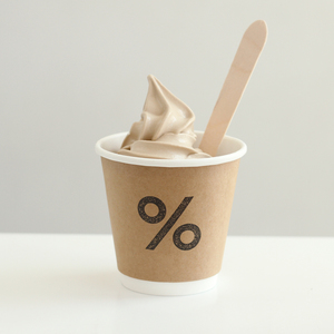 Drivu % Arabica Ice Cream 8oz (cup)