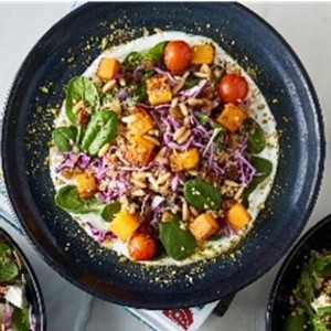 Drivu Roasted Pumpkin & Goat Cheese Salad