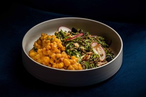 Drivu Quinoa Corn Fritter Salad