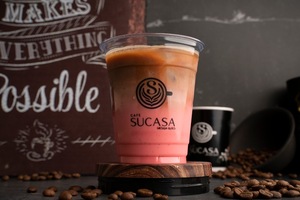 Drivu Iced Rose Latte