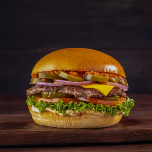 Drivu Jalapeno Beef Burger Spicy