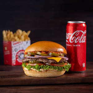 Drivu Jalapeno Beef Burger Meal Spicy