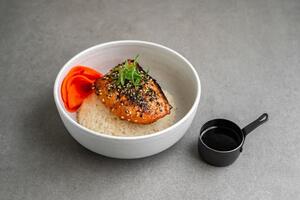 Drivu Salmon Teriyaki Bowl