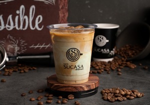 Drivu Iced Pistachio Latte