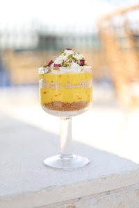 Drivu saffron cheesecake