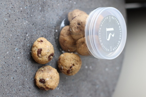 Drivu Jar of Mini Nutella Sea Salt Cookies 