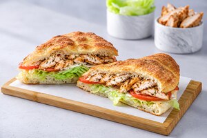 Chicken Focaccia Sandwich - Kohinoki dubai