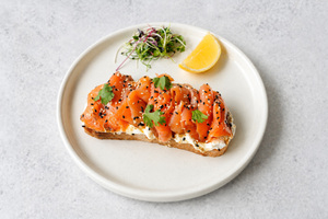 Drivu Labneh Salmon Toast