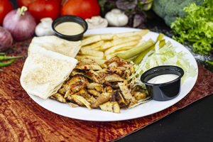 Drivu Chicken Shawarma Plate