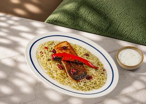 Drivu Salmon Pilaf