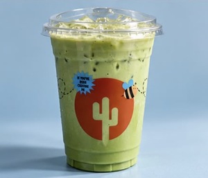 Iced Matcha Latte  - Ghaya Cafe dubai