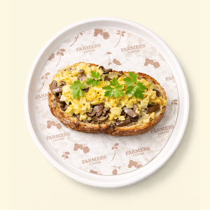 Drivu Organic Egg & Mushroom Toast 