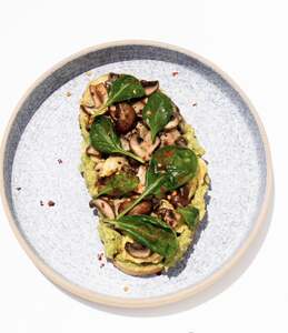 Drivu Egg Avocado Mushroom Toast
