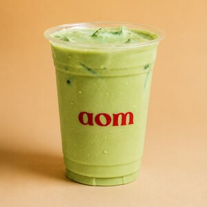 Iced Matcha  - AOM Cafe sharjah